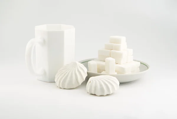 White sweets — Stock Photo, Image
