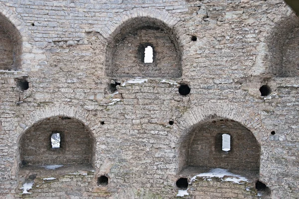 Ściana średniowieczny — Zdjęcie stockowe