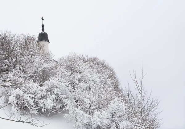 stock image Winter church