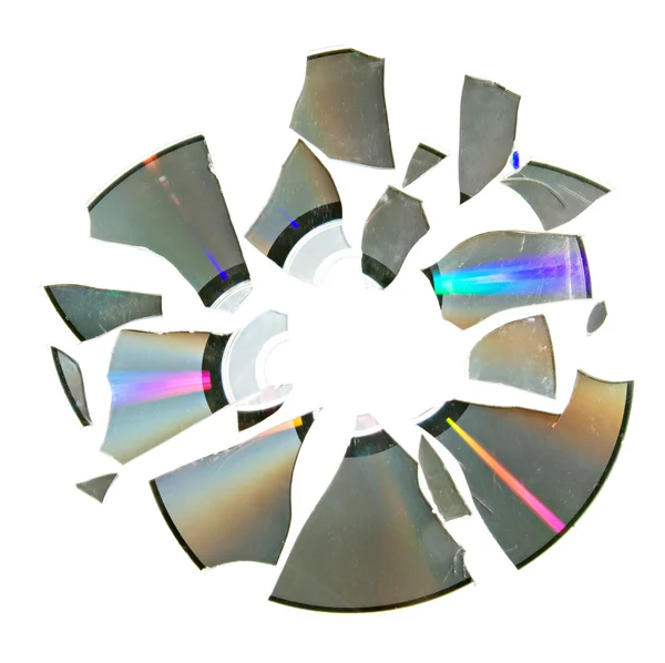 Σπασμένα δίσκο — Φωτογραφία Αρχείου