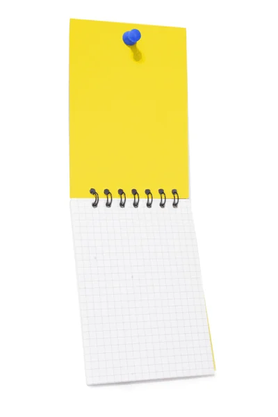 Notebook on a white background — Stock Photo, Image