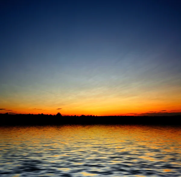 stock image Sea sunset