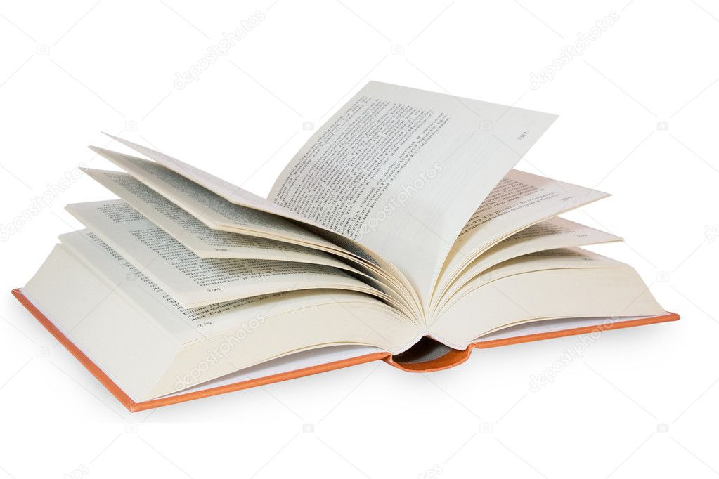 The new book on a white background