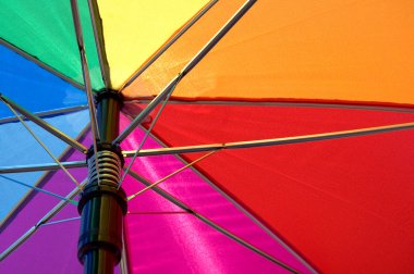 Colorful umbrella clipart