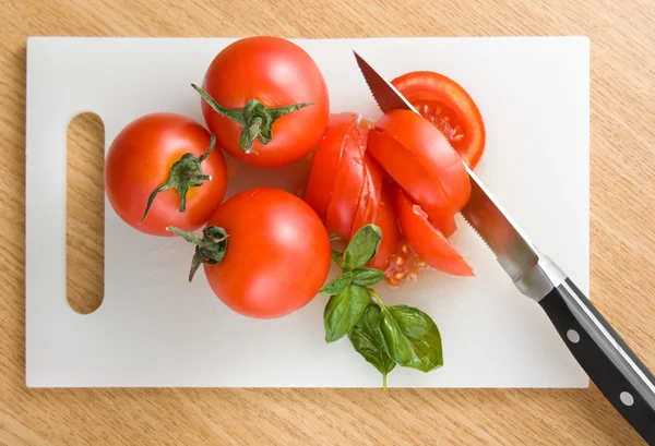 四个西红柿 — 图库照片