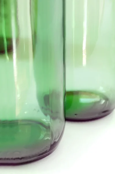 Garrafa verde — Fotografia de Stock