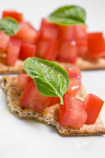 Tomato crostini — Stock Photo, Image
