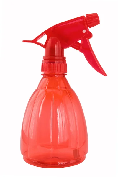 Red spray bottle — Stock Photo, Image