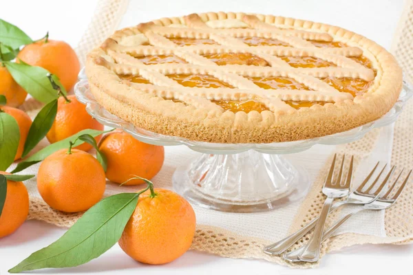 Сладкий пирог с фруктами Лицензионные Стоковые Фото