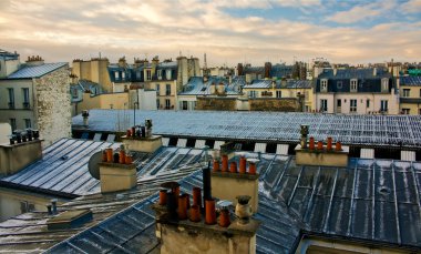 Paris Roof View clipart