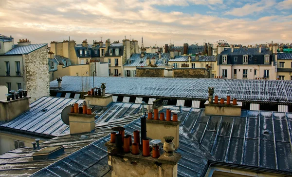 パリの屋根のビュー — ストック写真