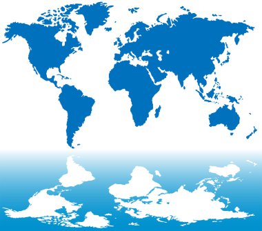 World map clipart