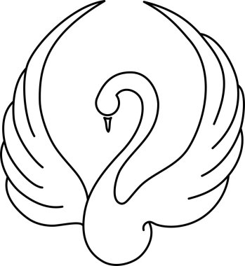 Swan clipart