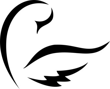 Swan logo clipart