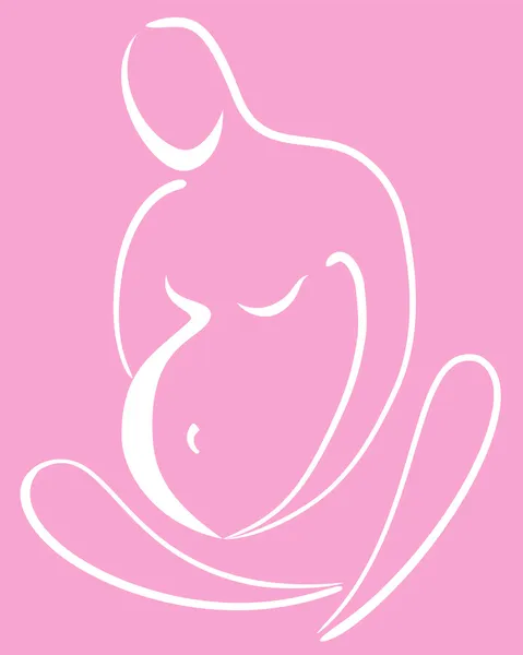 Embarazada — Archivo Imágenes Vectoriales