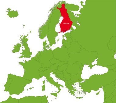 Finlandiya Haritası