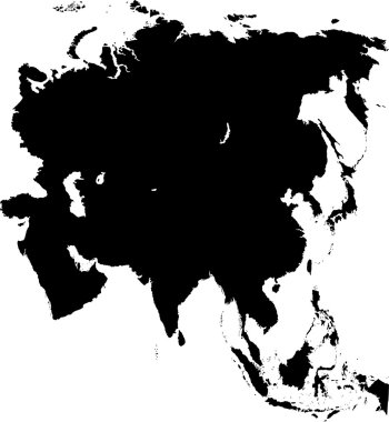 siyah Asya Haritası