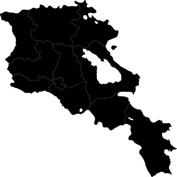 Armenia map — Stock Vector