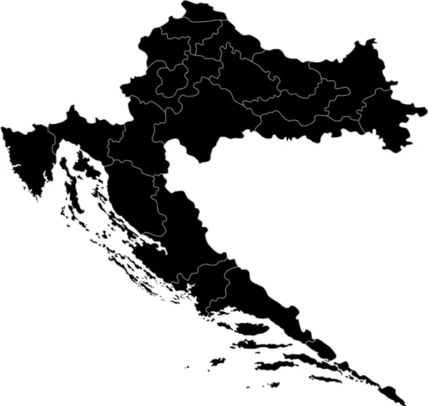 Chorvatsko — Stockový vektor