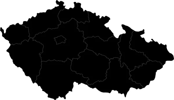 République tchèque — Image vectorielle