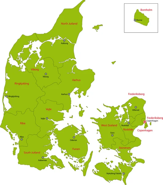 Дания — стоковый вектор