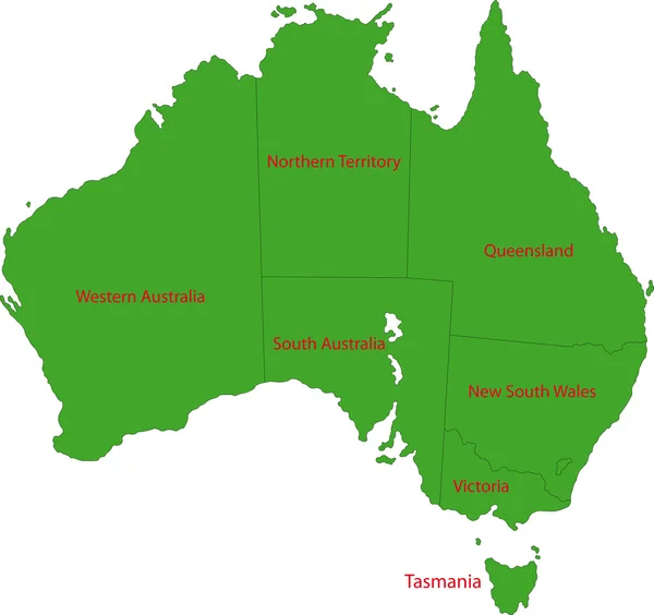 Австралія — стоковий вектор