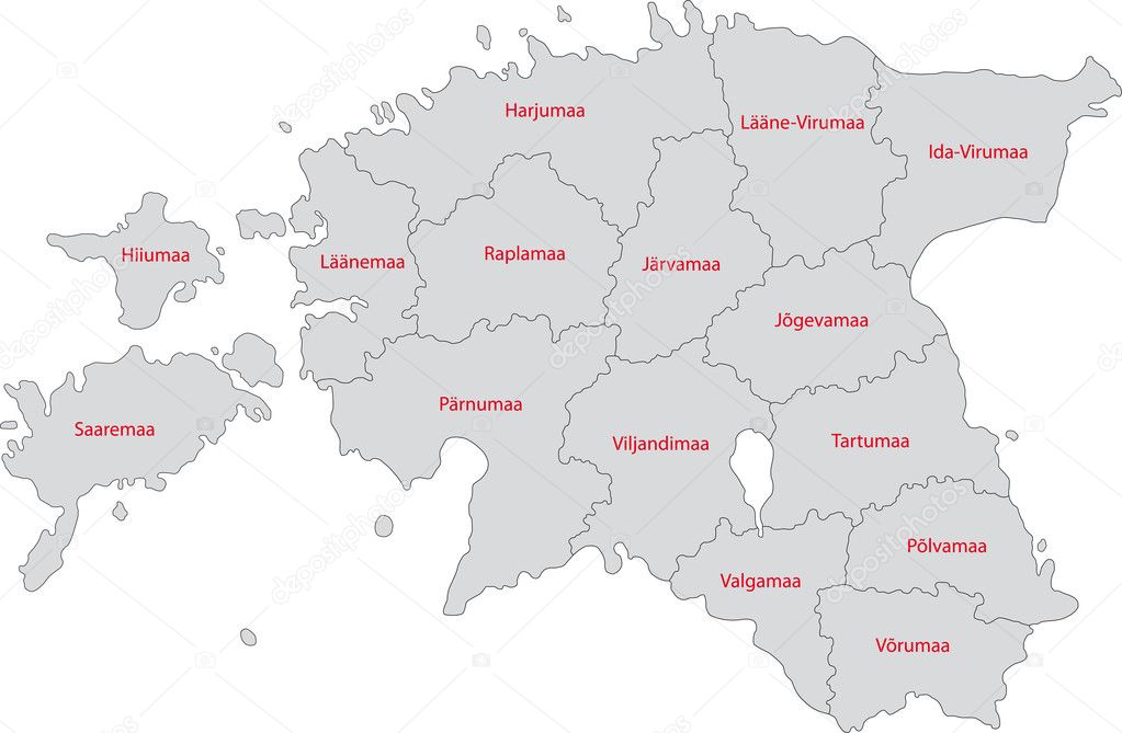 Gray Portugal Map Regions Stock Photos and Pictures - 654 Images