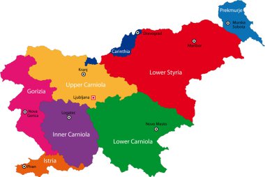 Slovenya harita