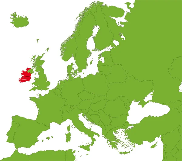 République d'Irlande — Image vectorielle