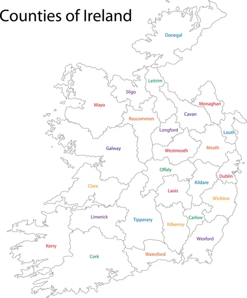 Republik Irland — Stockvektor