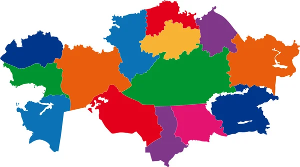 Vecteur Kazakhstan carte — Image vectorielle