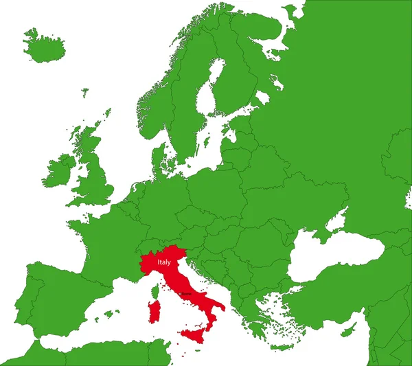 Italie — Image vectorielle