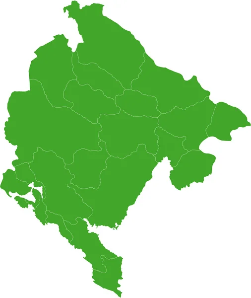 Montenegro — Vettoriale Stock