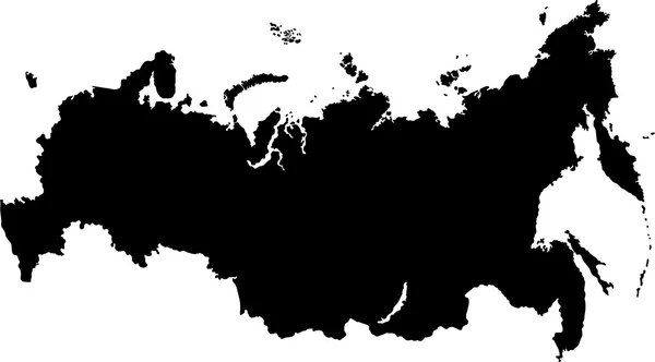 Ryssland Karta — Stock vektor