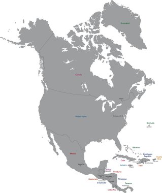 North America clipart