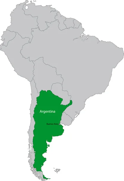 Argentina — Vettoriale Stock