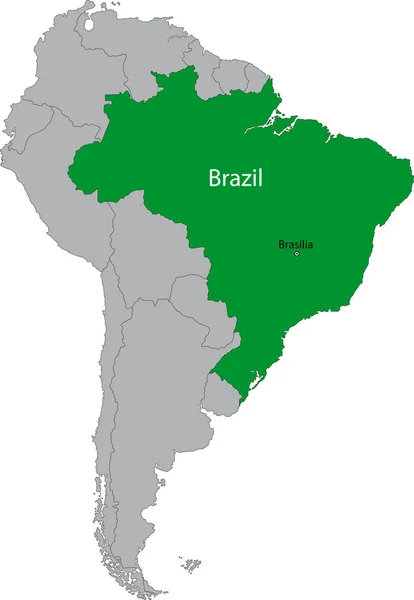Brazília — Stock Vector