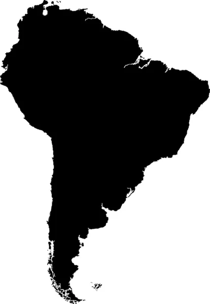 Güney Amerika Haritası — Stok Vektör