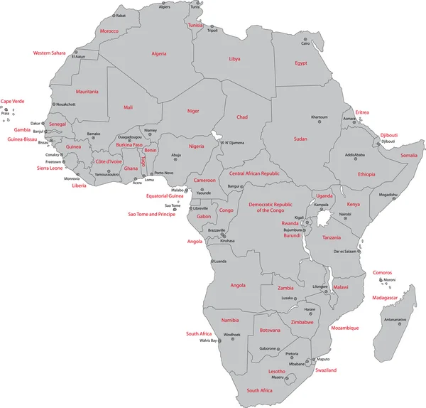 Afrika — Stockvector