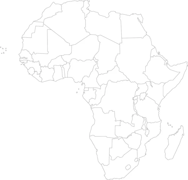 非洲 — 图库矢量图片