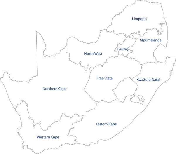Sudafrica — Vettoriale Stock
