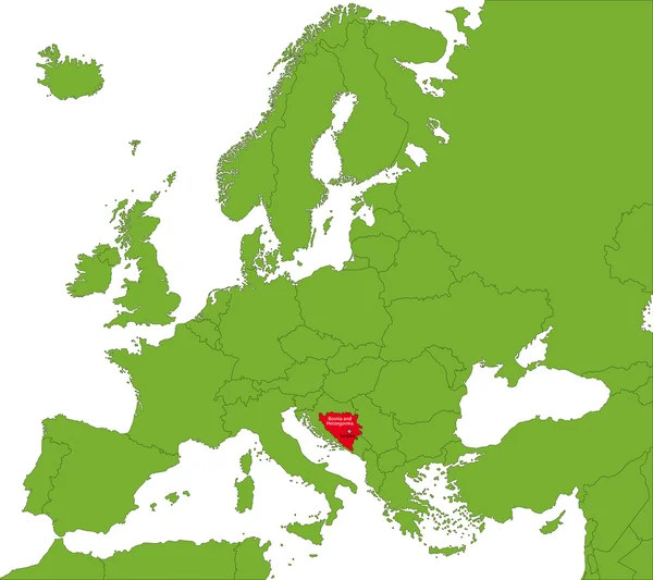 Bosnie-Herzégovine — Image vectorielle