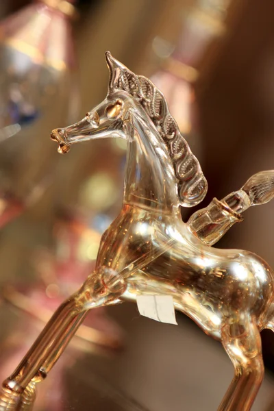 stock image Glass horse