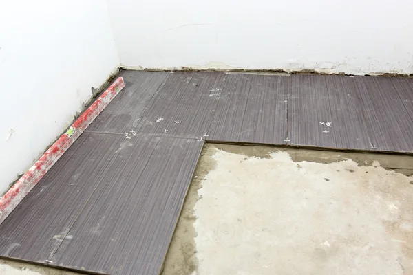 stock image Tiles laying floor