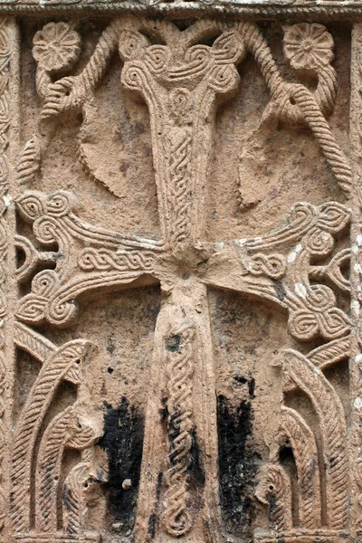 Khachkar의 조각 — 스톡 사진