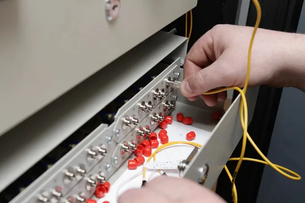 Connection splicing unit — Stock Photo, Image