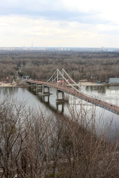 Brücke über den Dnjepr — Stockfoto
