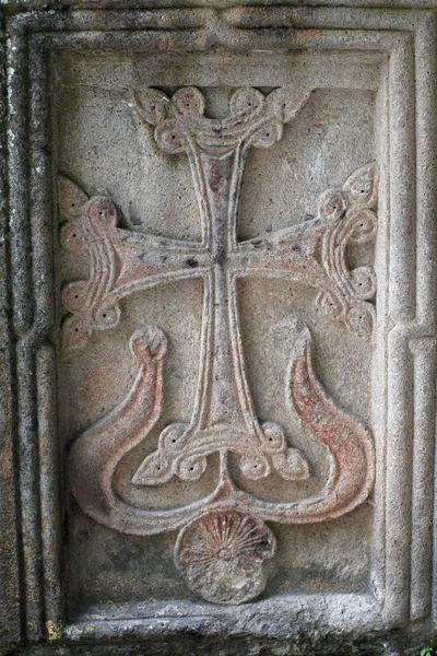 Antik khachkar — Stok fotoğraf