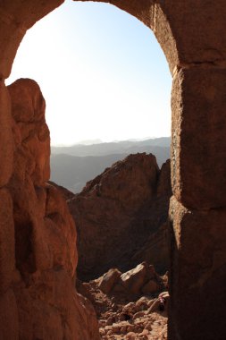 Excursion on the Sinai Mount clipart