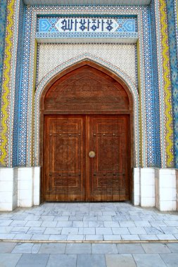 Door of mosque clipart